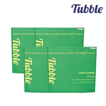 [터블] 트루클린 3in1 캡슐 세탁세제 코튼가든 (30P x 4개)