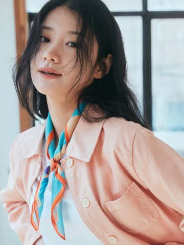 반다나_오렌지 스트라이프