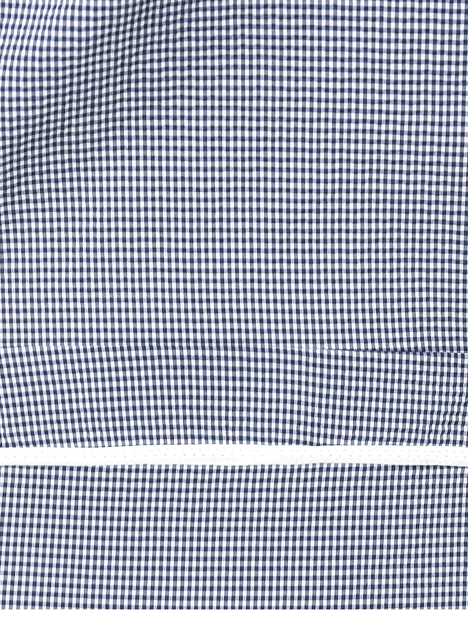 집업 플레어 셔츠 원피스 (CHECK NAVY)