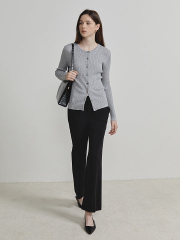 모던 슬림 부츠컷 팬츠 