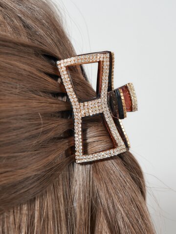 사각 리본 집게핀 ELHC033