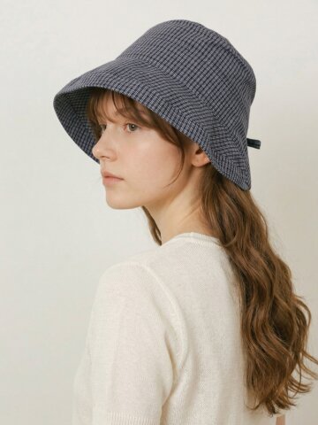 실베르 봄 여름 가을 여성 리본 보넷 버킷햇 벙거지 모자 K249