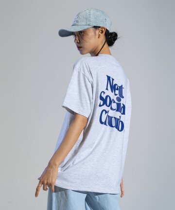 WAVY VIVID LOGO TEE (LIGHT MELANGE)