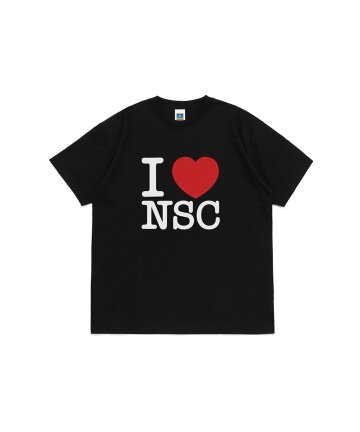 I LOVE NSC TEE (BLACK)