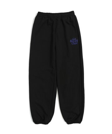 CURLY LOGO JOGGER PANTS (BLACK)