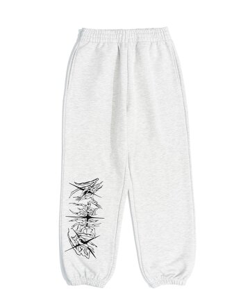 3 STARS JOGGER PANTS (LIGHT MELANGE)