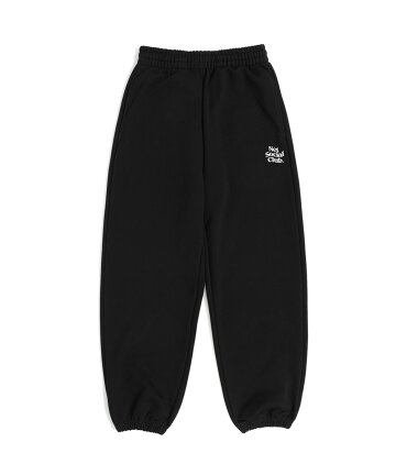 WAVY LOGO JOGGER PANTS (BLACK)