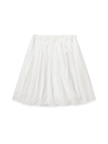 Flare Harp Skirt Ivory