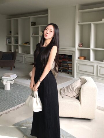 [12차][컬러추가] Back slit pleated midi dress_5 Colors