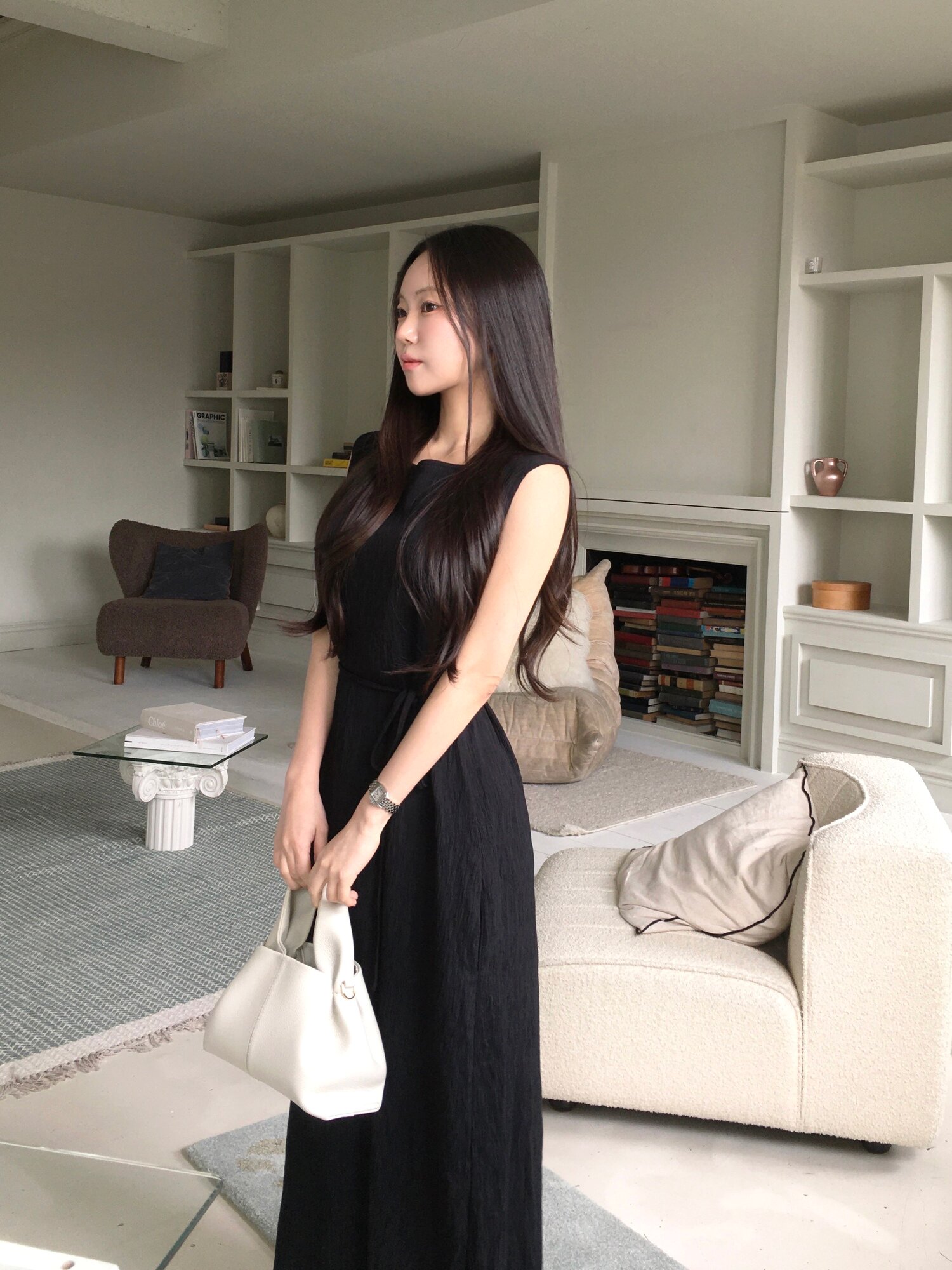 [12차][컬러추가] Back slit pleated midi dress_5 Colors