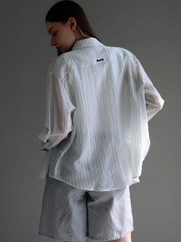 Flow stripe shirt - Blue