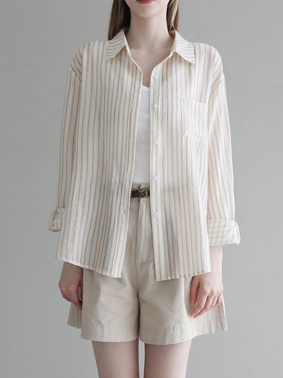 [10차] Flow stripe shirt_3 Colors