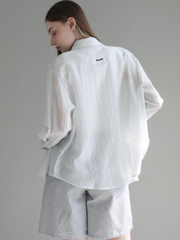 Flow stripe shirt - Blue