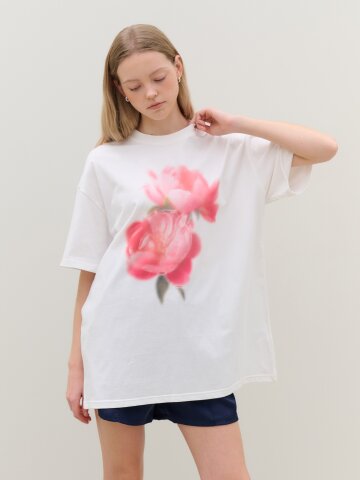 MET pink rose DTP T-shirt