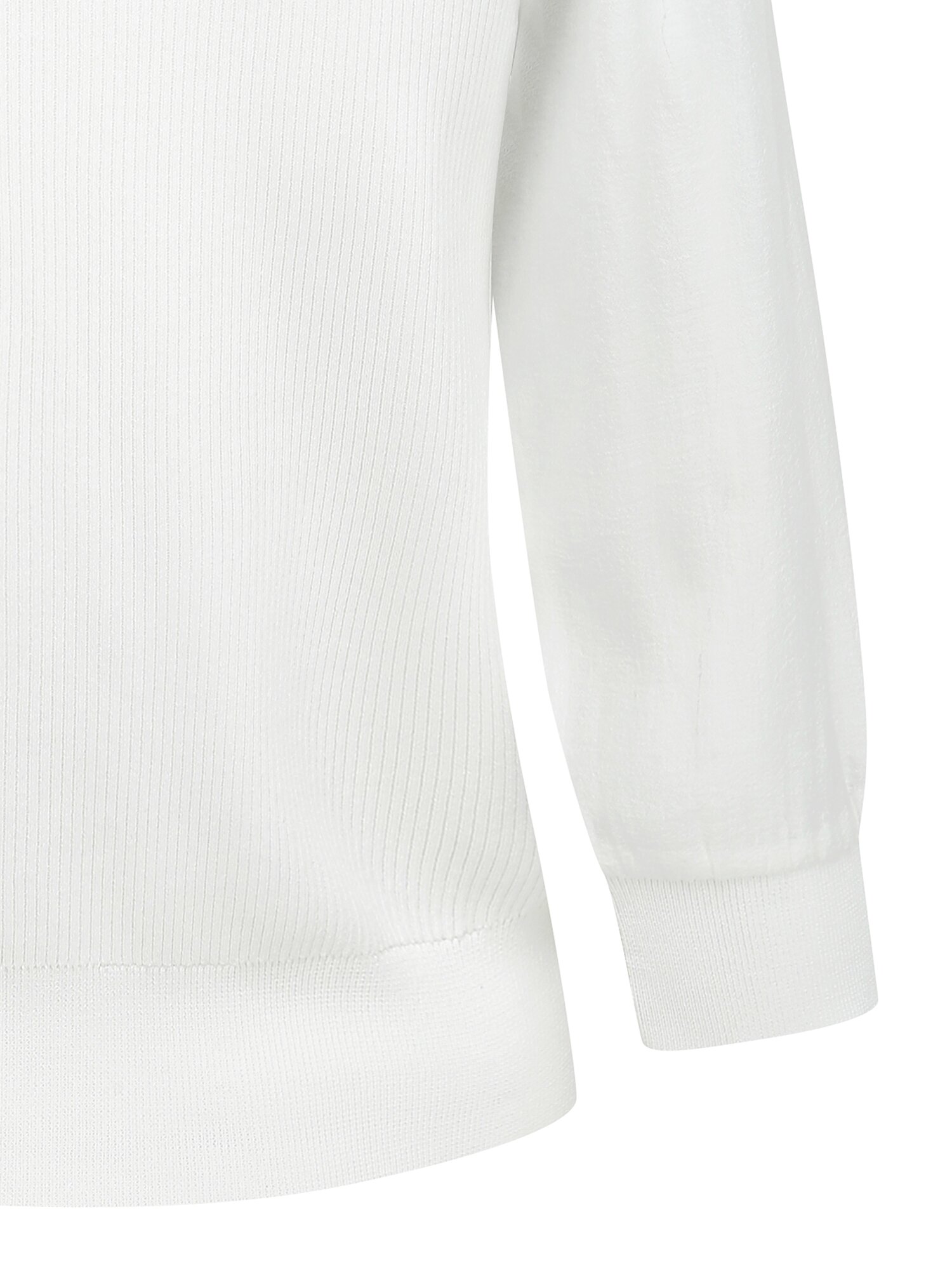 스티치 러플 칼라 풀오버 니트 (WHITE)