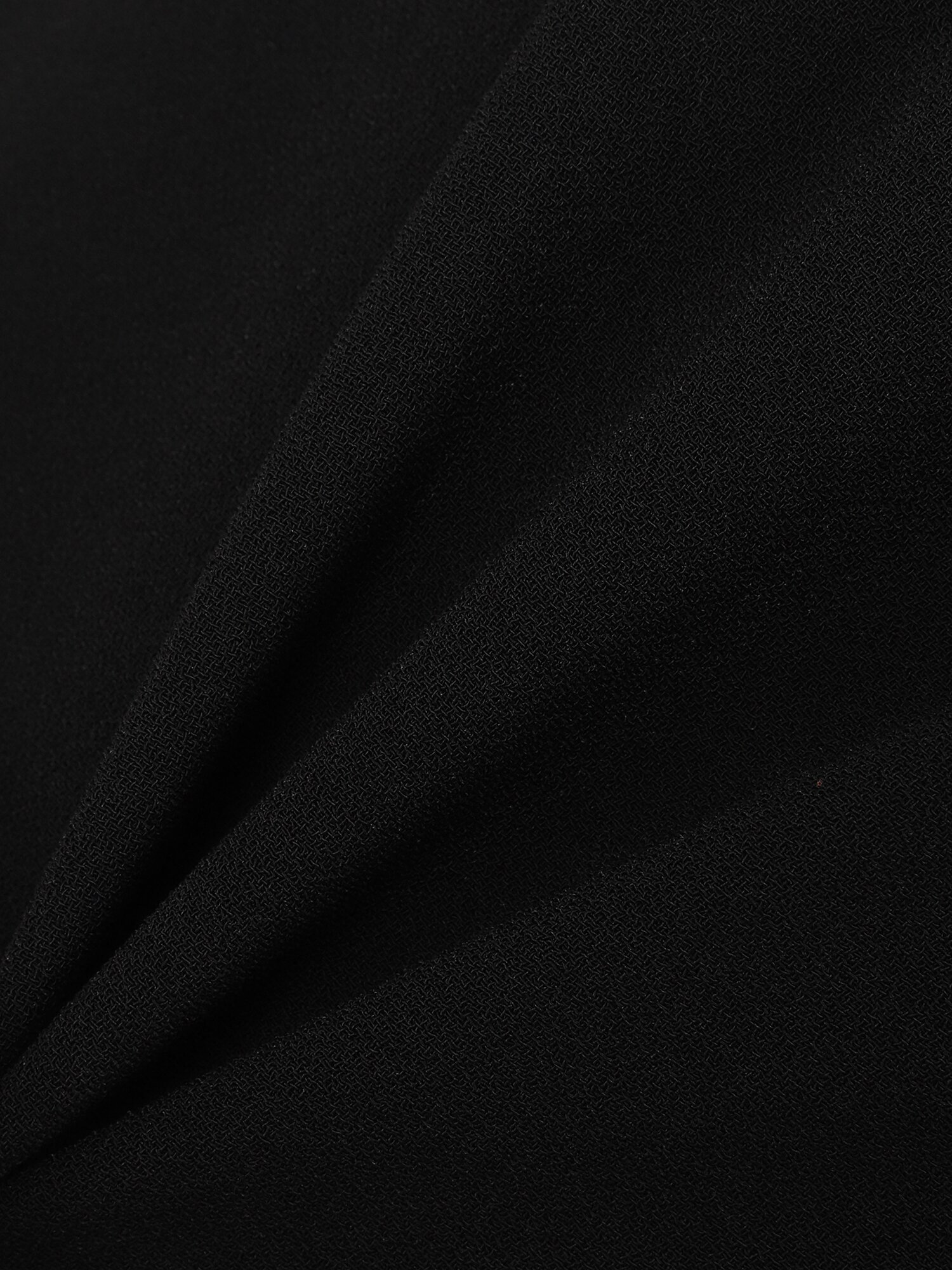 케이프 버튼 머메이드 원피스 (BLACK)