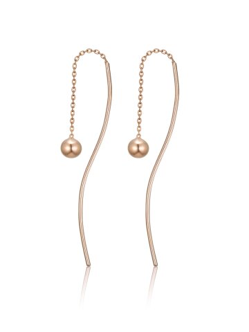 볼 라인 드롭 귀걸이 ELGPEE576