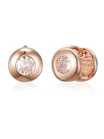 14K GF 심플 써클 원터치 귀걸이 ELGPEE575