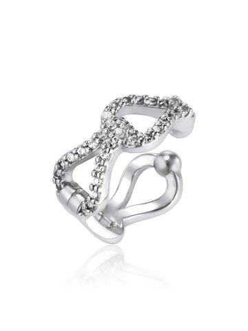 화이트 블링 스프림 이어커프 ELBREC003