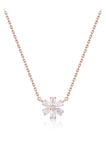 미니 플라워 스톤 목걸이 ELBRNN240