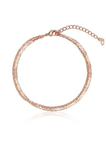 더블 체인 레이어드 팔찌 ELBRBB108