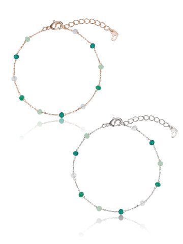 그린 비즈 포인트 팔찌 ELBRBB101