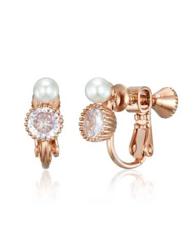 샤이닝 펄리 스톤 귀찌 귀걸이 ELSPEE500