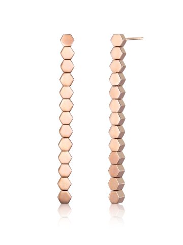 14K GF 허니 헥사 드롭 귀걸이 GIGFEE013