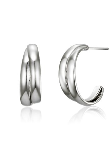 크로스 커브 귀걸이 GISVEE162