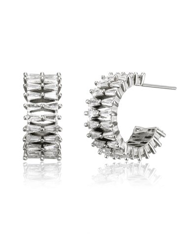 볼드 트라이앵글 스톤 귀걸이 GISVEE161