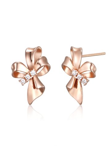 14K GF 러블리 리본 귀걸이 C24EGF221