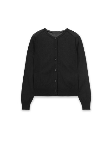 Seethrough cardigan_Black