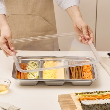 바겐슈타이거 무연마제 스텐 사각 트리플 트레이 (PC커버)