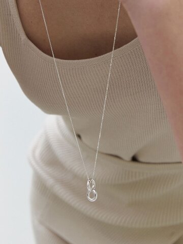 Twin Ring Long Necklace