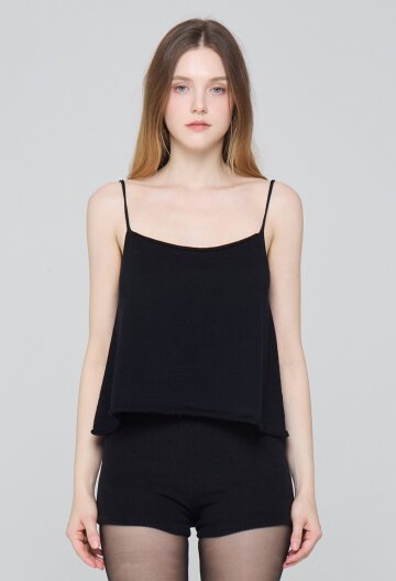 메리노 울 심플 니트 탑_CBSV250703