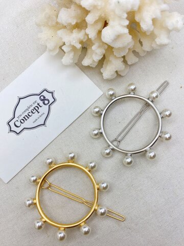 [CONCEPT8 by 신비]써클 펄 헤어핀_CEHA250715