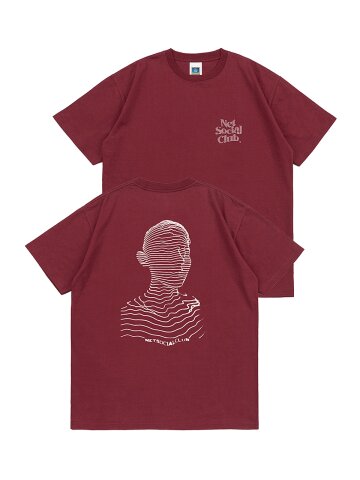 ILLUSIONS TEE (BURGUNDY)