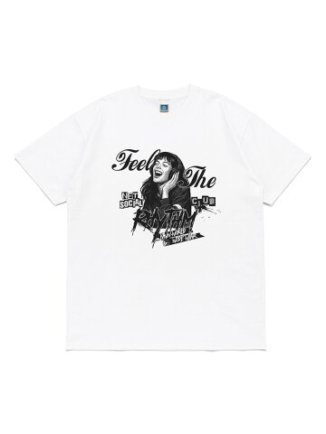 FEEL THE RHYTHM TEE (WHITE)