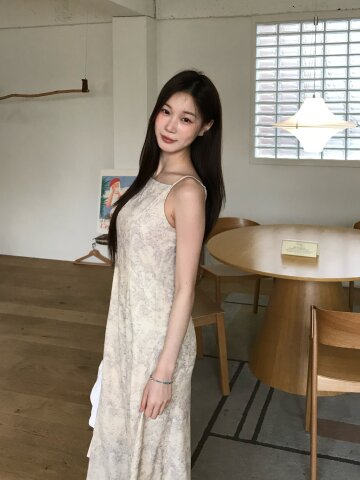 썸머 가든 원피스 / 옐로우