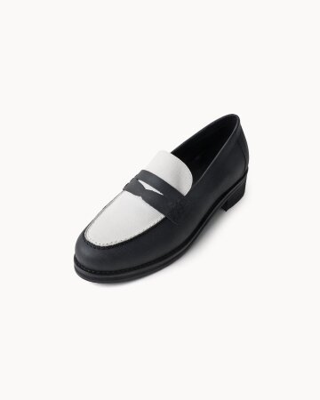 [천연소가죽]더들 로퍼 5cm 블랙 sr2900