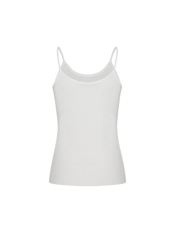 Callaite Icon Sleeveless Knit Top - White