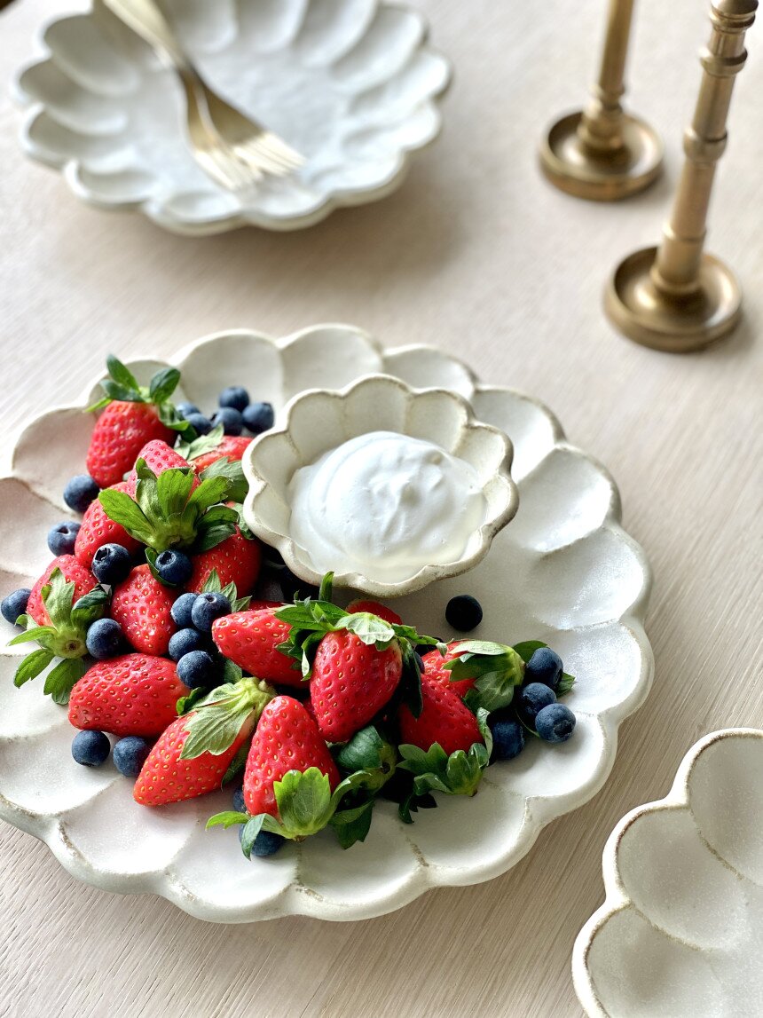 [카네코 코효] 링카 화이트 접시 27 - Kaneko Kohyo 플레이트 그릇