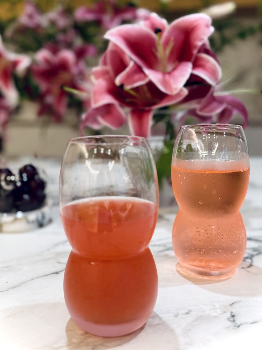 [스가하라] 소엔 버블 유리잔 (투명 L)