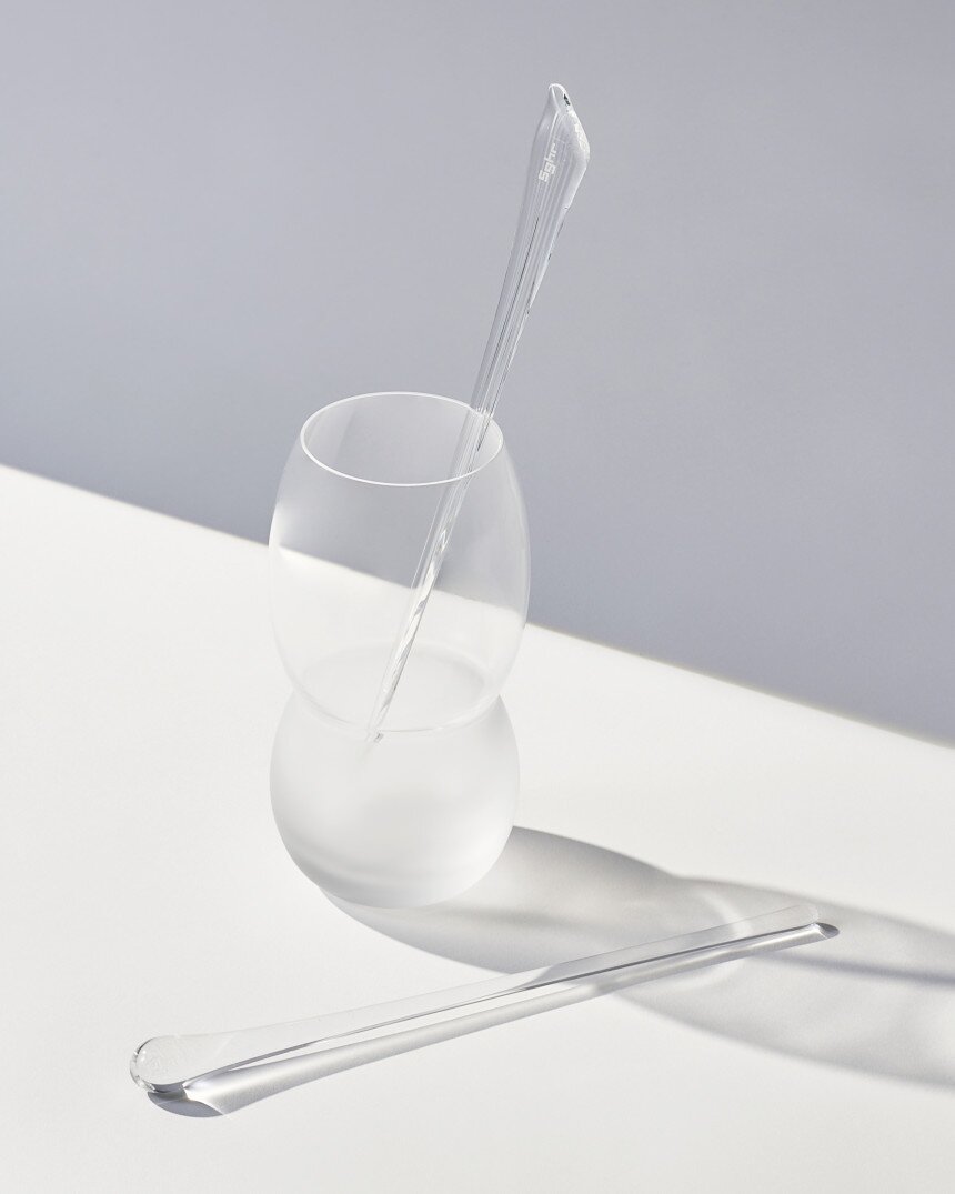 [스가하라] 소엔 버블 유리잔 (투명 L)