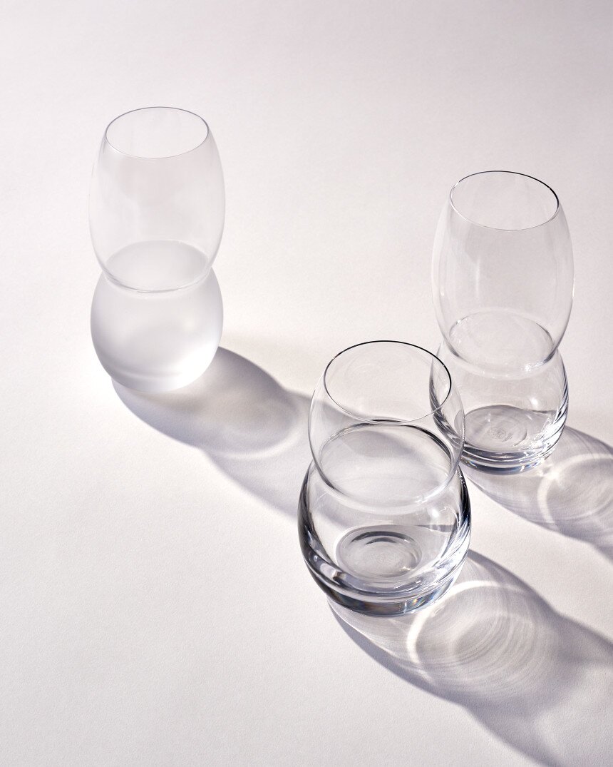 [스가하라] 소엔 버블 유리잔 (투명 L)