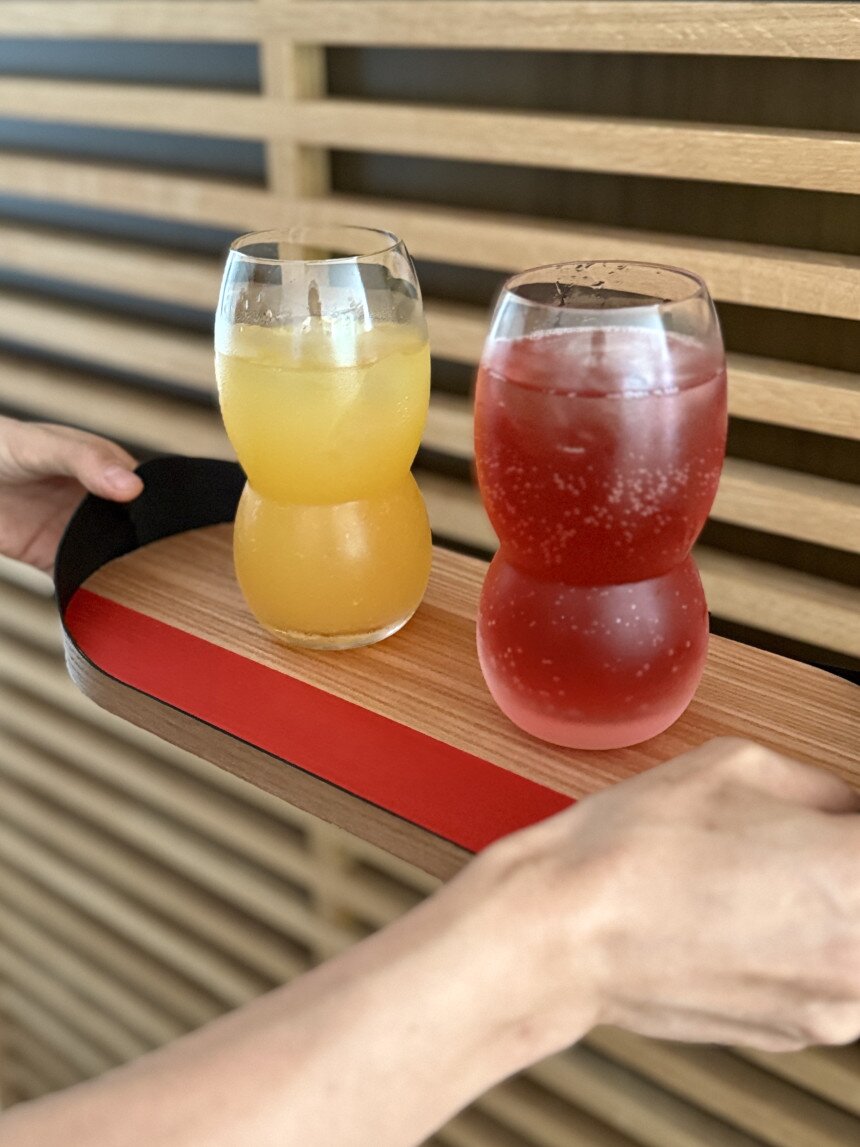 [스가하라] 소엔 버블 유리잔 (투명 L)