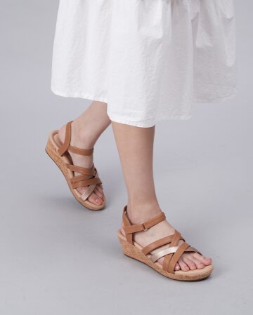 비제바노 시에나 01 여성 샌들-탄