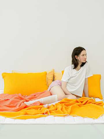 써니팝 뱀부 시어서커 시원한 여름 냉감 홑이불 3colors (SS/Q)