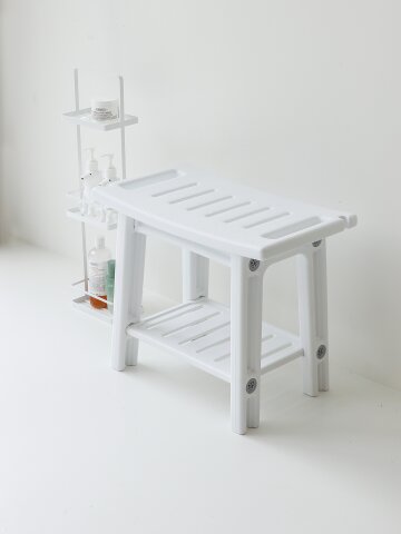 미끄럼방지 2단 물빠짐 방수 화장실 욕실의자