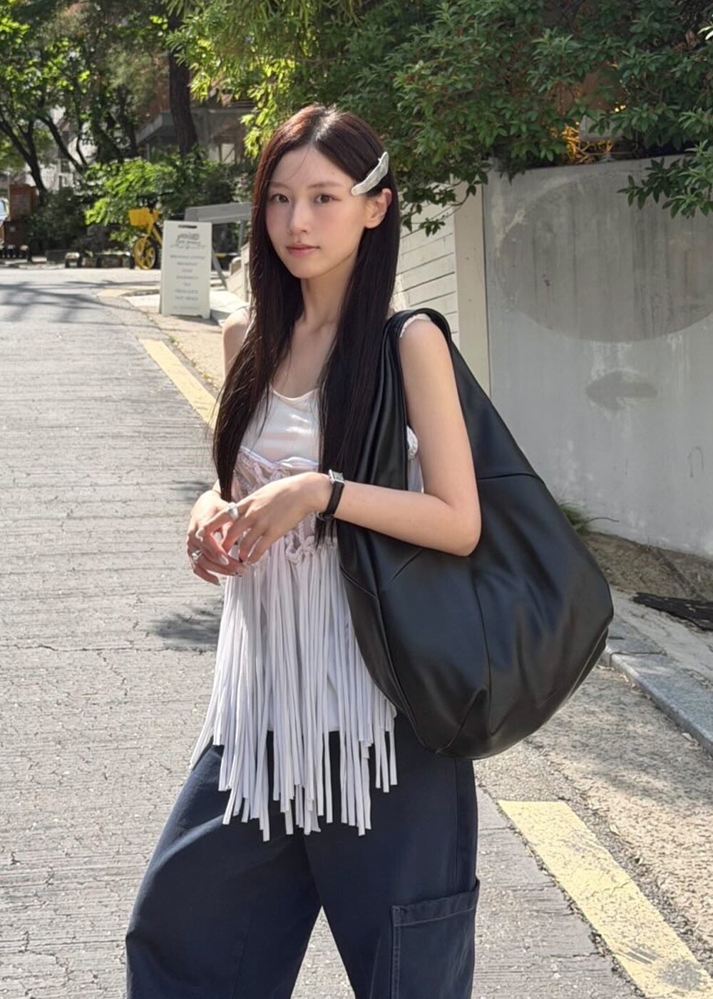 Flow Hobo Bag (Black)